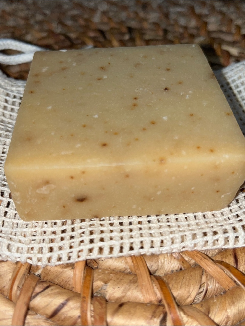 Handmade Natural oat and goat milk Exfoliating Soap Bar